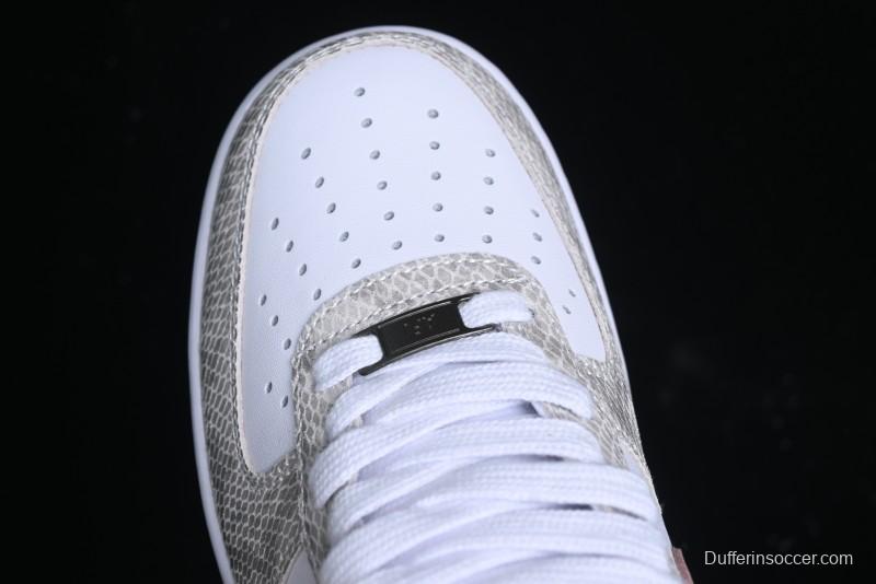 Nike Air Force 1 '07 Low Year of the Snake Themed Low-Top Casual Sneakers - HF2898-100