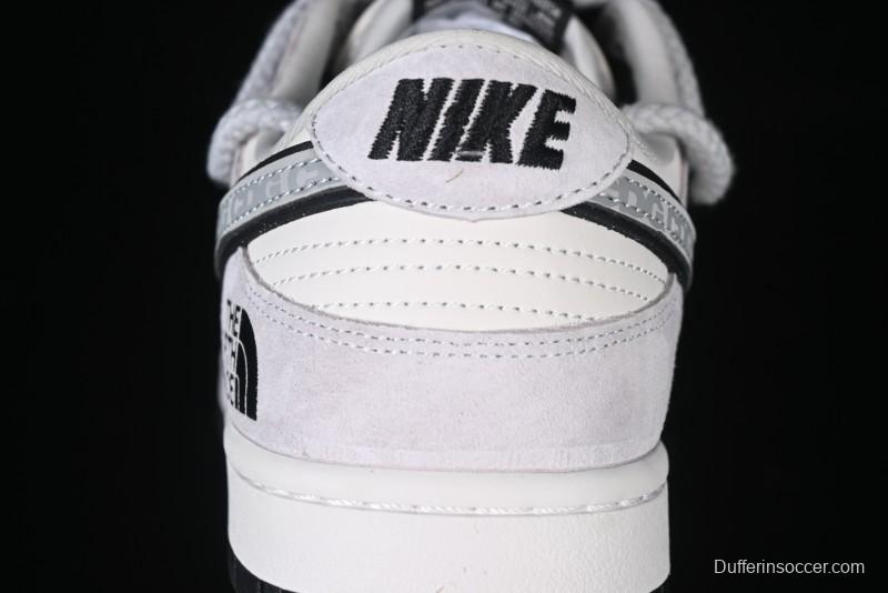 Nike SB Dunk Low The North Face x CDG Collaboration Anniversary Edition Customized Low-Top Skateboarding Shoes - XX3168-307
