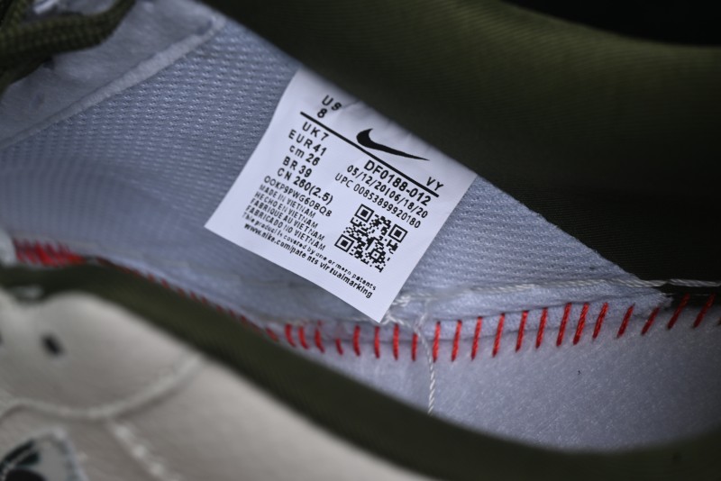 Nike Air Force 1 '07 Low BAPE Collaboration - Camo Swoosh Low-Top Casual Sneakers DF0188-012