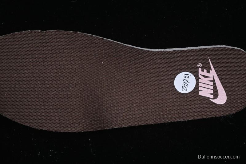 Nike Dunk Low 85 Double Swoosh Series Strawberry Chestnut SB Low Top Casual Skate Shoes - HV1799-161