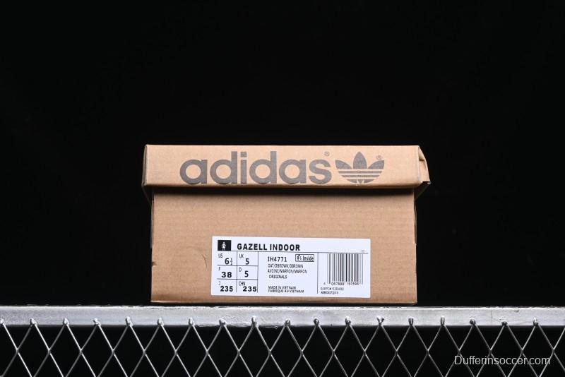 Adidas Origials Gazelle Indoor IH4771 Retro Casual Slip-Resistant Wear-Resistant Low-Top Sneakers - IH4771