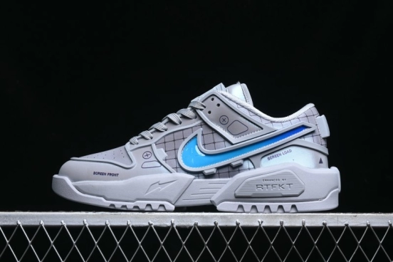 Nike Rtfkt Studios x Dunk Genesis Low OG Ghost Metaverse Series Casual Skate Shoes - HF0438-001