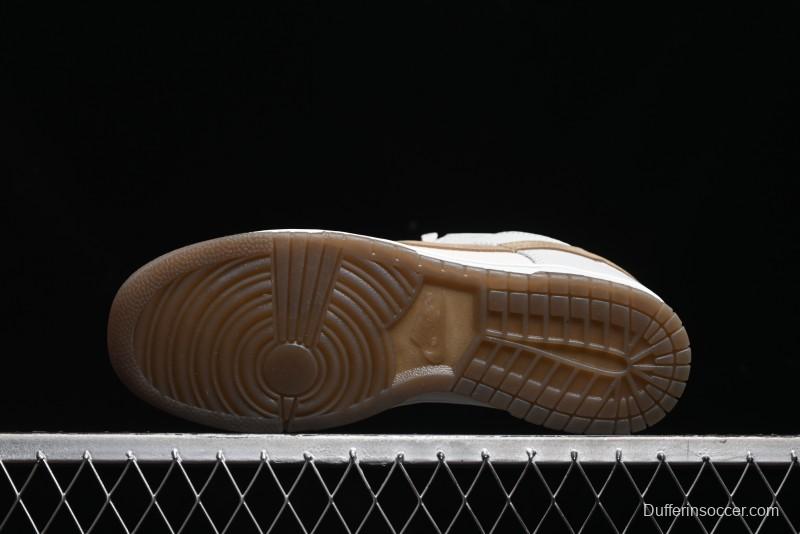 Nike Dunk Low SB Casual Sneakers in Phantom/Khaki - FJ4188-001