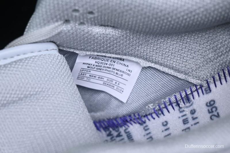 Nike Rtfkt Studios x Nk Dunk Genesis Low OG Ghost Metaverse Series Casual Skate Shoes - HQ3034-001