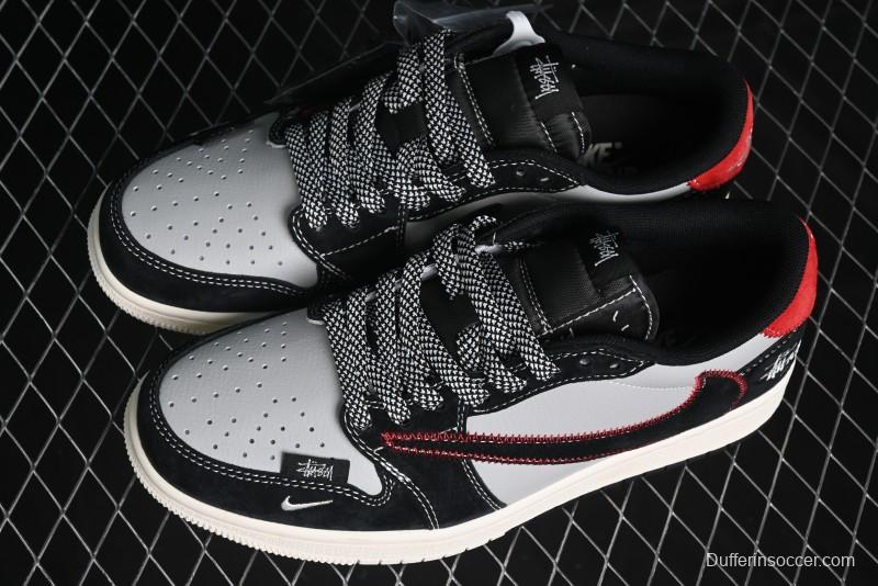 Nike Travis Scott x Fragment Design x Air Jordan 1 Low OG SP AJ1 Sneakers - SJ2068-133
