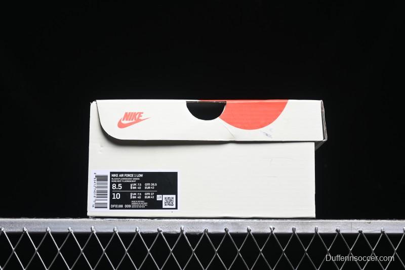 Nike Air Force 1 '07 Low Supreme Collaboration - Night Glow Low-Top Casual Sneakers - DF0188-009