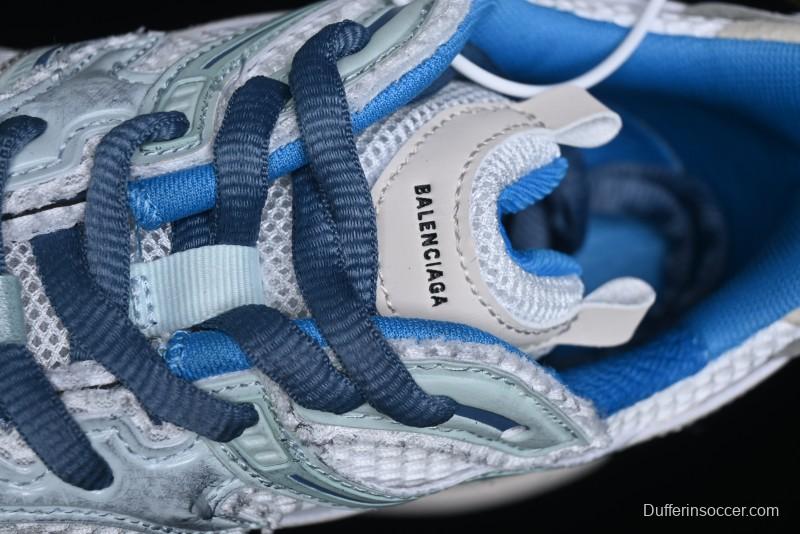 Balenciaga Runner Kith Four Color Retro Casual Sneakers - W3RXP9402