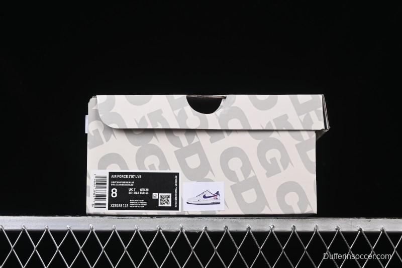 Nike Air Force 1 '07 Low Supreme The North Face Collaboration - Pig Eight Navy Blue Casual Sneakers - XZ6188-118