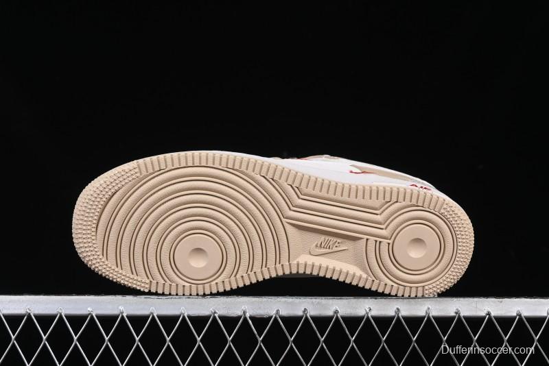 Nike Air Force 1 '07 Low The North Face Collaboration Casual Sneakers in Milk Tea - DM6688-048