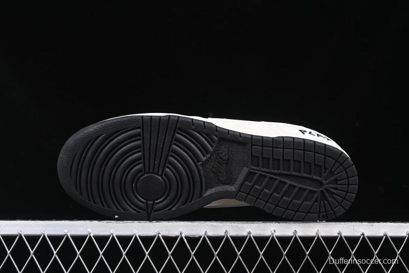 Nike SB Dunk Low Comme des Garcons Play Heart White Anniversary Custom Low-Top Casual Skate Shoes - DJ2024-052