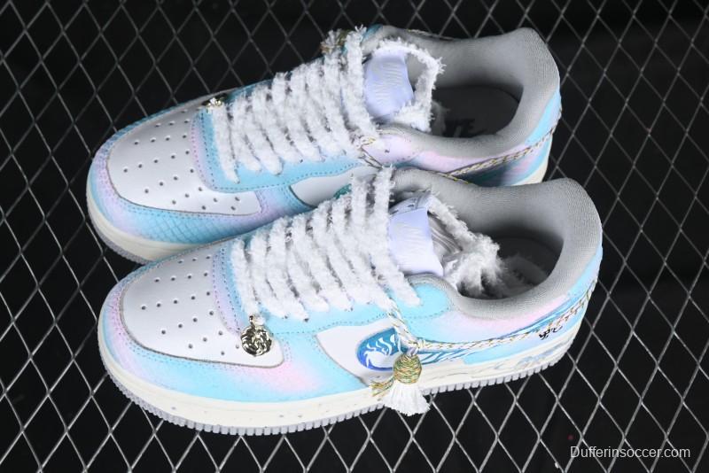 Nike Air Force 1 '07 Low YunYuJian CNY Year of the Snake Limited Edition Casual Sneakers - DX2678-222