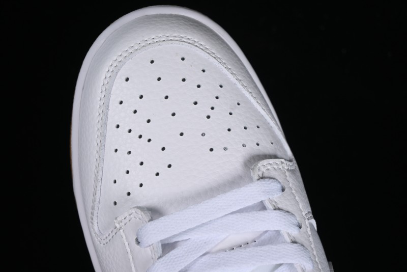 Nike SB Dunk Low Casual Skate Shoes with White and Gum Sole - 311369-100