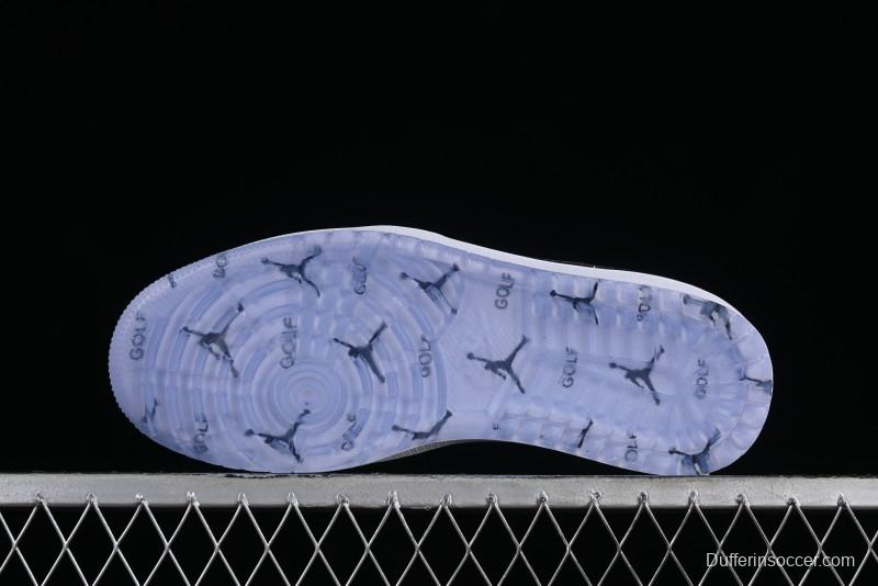 Nike Air Jordan 1 Low Golf AJ1 Retro Golf Shoes with Laser Patent Leather and Double Hook Design - FZ4159-100