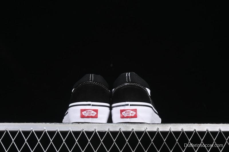 Vans Premium Old Skool Classic Black & White Low-Top Skate Shoes - VN000ZD4Y28