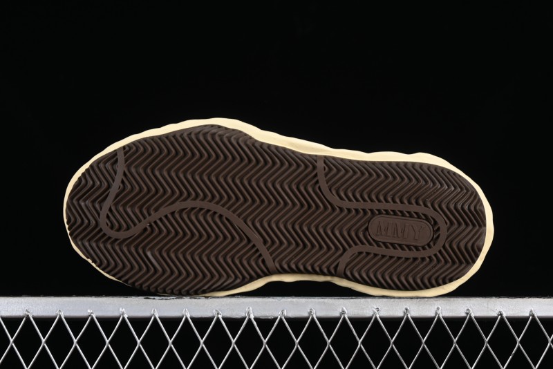 Wayne MMY Original Sole Leather Low Sneaker with Deconstructed Ice Cream Sole - W.E5