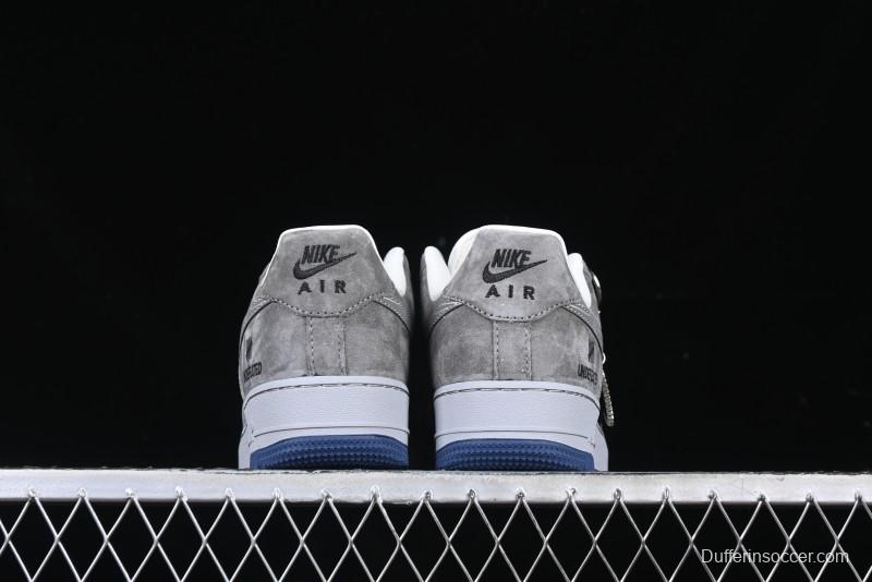 Nike Air Force 1 '07 Low UN Collaboration - Shadow Grey Pigskin Sneakers DF0188-018