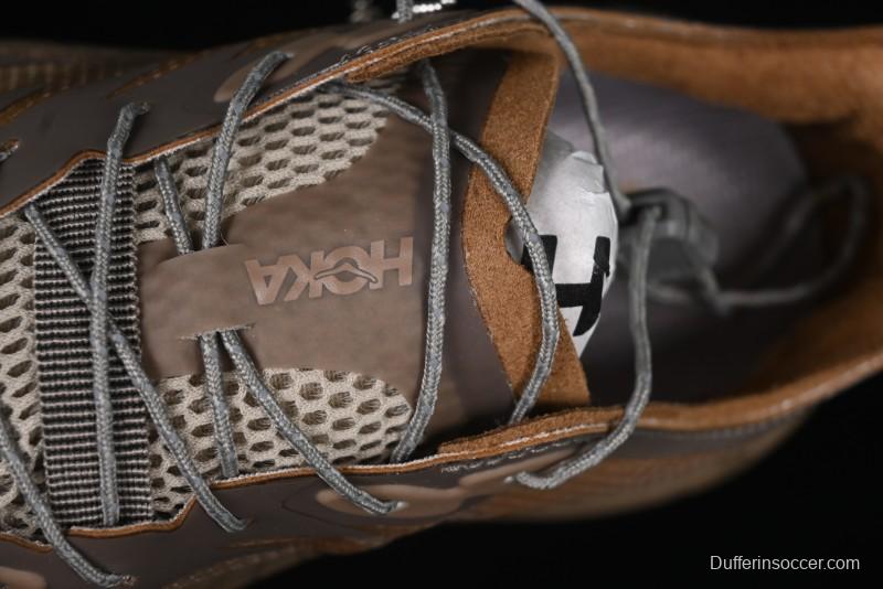 HOKA ONE ONE Satisfy Running Mafate Trail Low-Cut Cushioned Outdoor Hiking Shoes - 1157050 RBBR