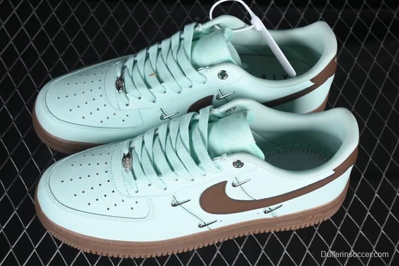 Nike Air Force 1 '07 Low Casual Sneakers with Full-Length Air Cushion - IB8894-329