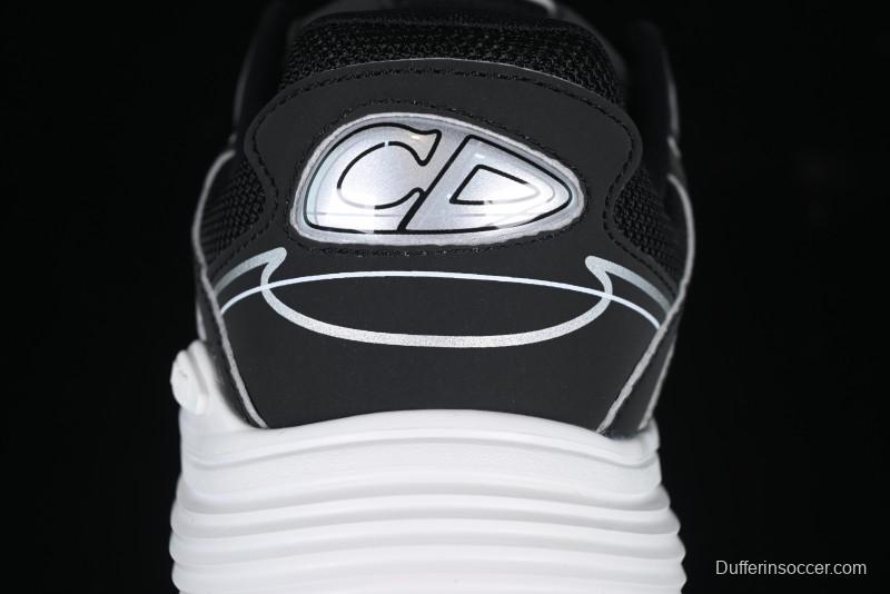 Dior B30 Sneakers with Reflective CD30 Logo and Lightweight Rubber Sole - CD30