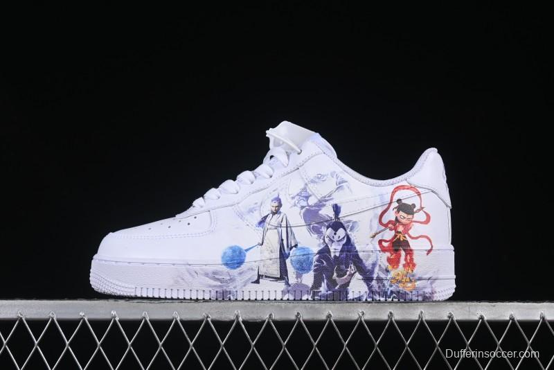 Nike Air Force 1 '07 Low Casual Sneakers with Built-in Full-Length Air Cushion - DD8959-100