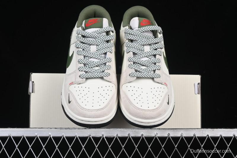 Nike SB Dunk Low UN Collaboration Year of the Snake Limited Edition Green Snake Swoosh Anniversary Custom Low-Top Casual Sneakers - DJ2024-070