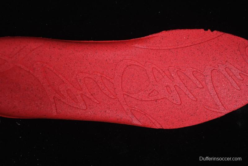 Christian Louboutin Funnyto Flat Comfortable Fashion Low-Top Sneakers in White Yellow Red - X.D4