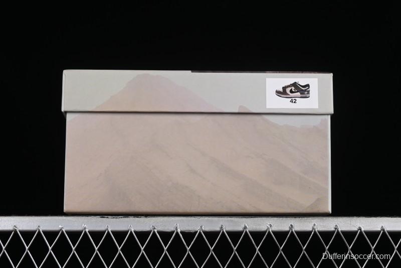 Nike Dunk Low Panda Prank Street Racing Electro Rust Distressed SB Strap Low-Top Casual Sneakers - DD1391-100