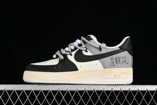 Nike Air Force 1 '07 Low Custom Hand-Painted Anime Theme Casual Sneakers with Strap - ZH0316-015