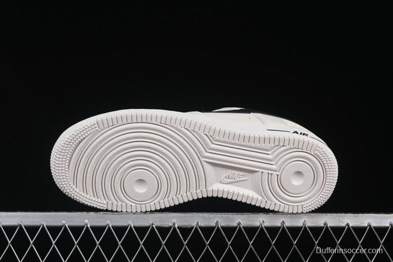 Nike Air Force 1 '07 Low Ted x Portland Triple Collaboration Reflective Black Casual Sneakers - DD8959-706