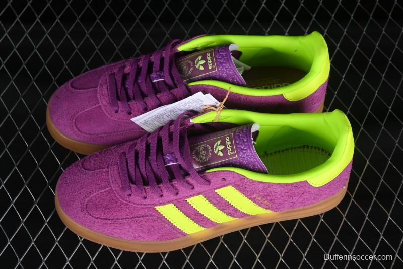 Adidas Originals Gazelle Indoor HQ8715 Retro Casual Anti-Slip Wear-Resistant Low-Top Sneakers