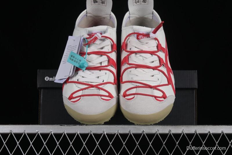 OnitsukaTiger Mexico 66 Low-Top Lace-Up Casual Running Shoes - 1183C216-100