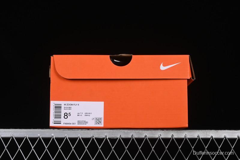 Nike Zoom Fly 6 Lightweight Responsive Running Shoes with Carbon Fiber Plate - FN8454-001