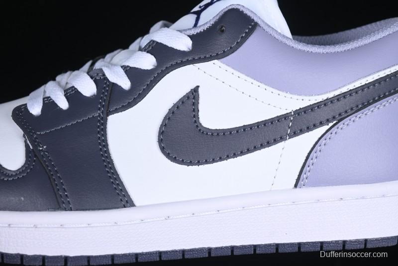 Nike Air Jordan 1 Low AJ1 Haze Purple Casual Lifestyle Sneakers - 553558-145