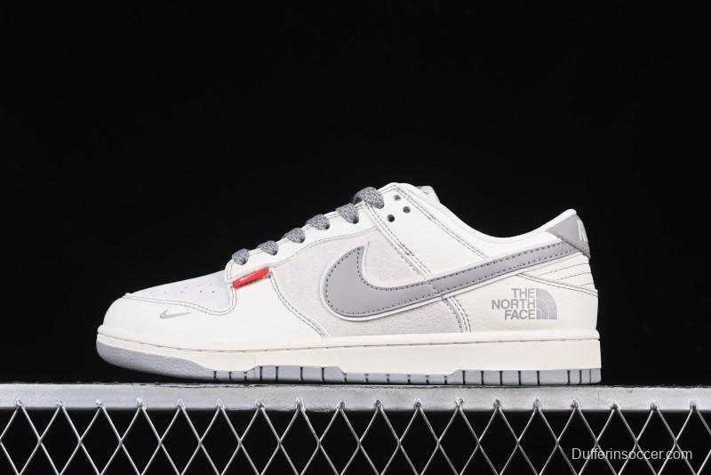 Nike SB Dunk Low The North Face Collaboration Anniversary High-End Custom Low-Top Casual Skate Shoes - BB7518-015