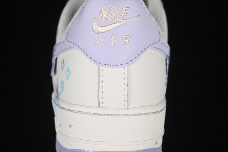 Nike Air Force 1'07 Low Casual Sneakers Purple Butterfly - FB1839-213