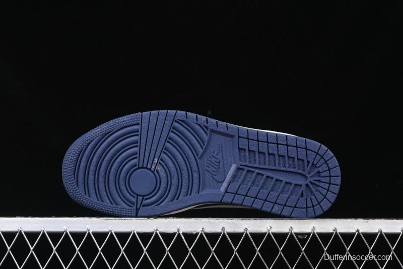 Nike Travis Scott x Fragment Design x Air Jordan 1 Low OG SP AJ1 Burberry Collaboration - BB6588-312