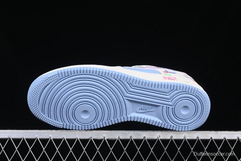 Nike Air Force 1 '07 Low Hello Kitty Comic Series Custom Low-Top Sneakers - DB3301-222