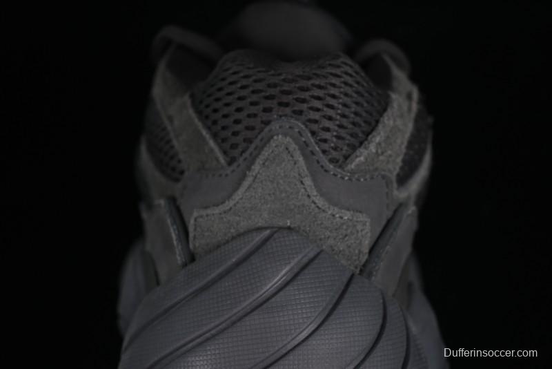 Adidas Yeezy 500 Black Casual Running Shoes - F36640