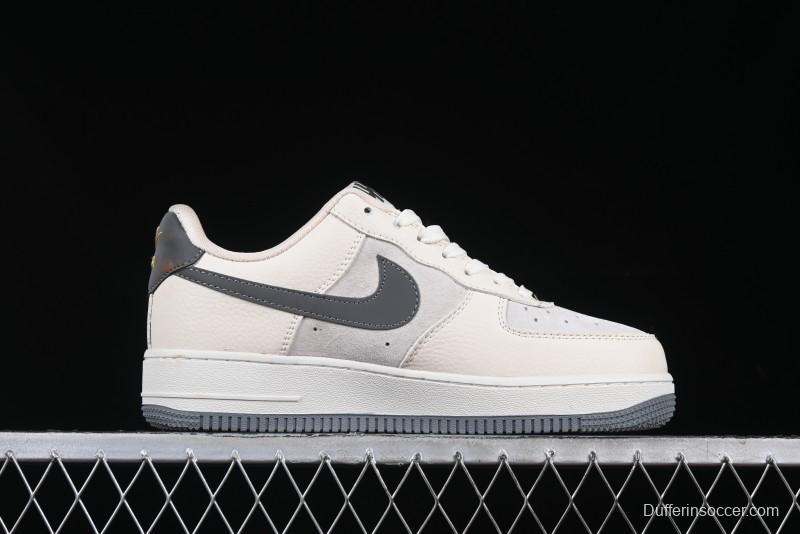 Nike Air Force 1 '07 Low UN Collaboration Beige Grey Metal Tag Casual Sneakers - DF0188-023