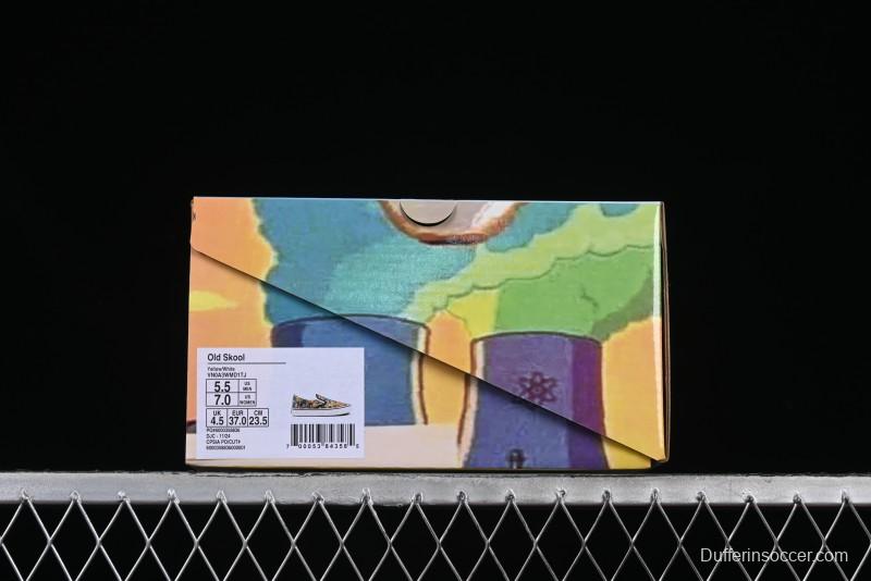 Vans Slip-on Pro Simpson Family All Over Print Low Top Skate Shoes - VN0A3WMD1TJ