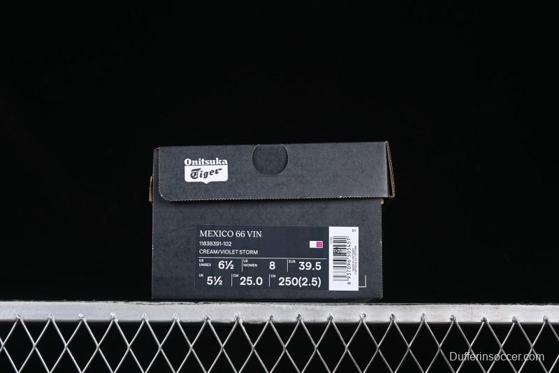 Onitsuka Tiger Mexico 66 Low-Top Leather Sneakers for Casual Running - 1183B391-102