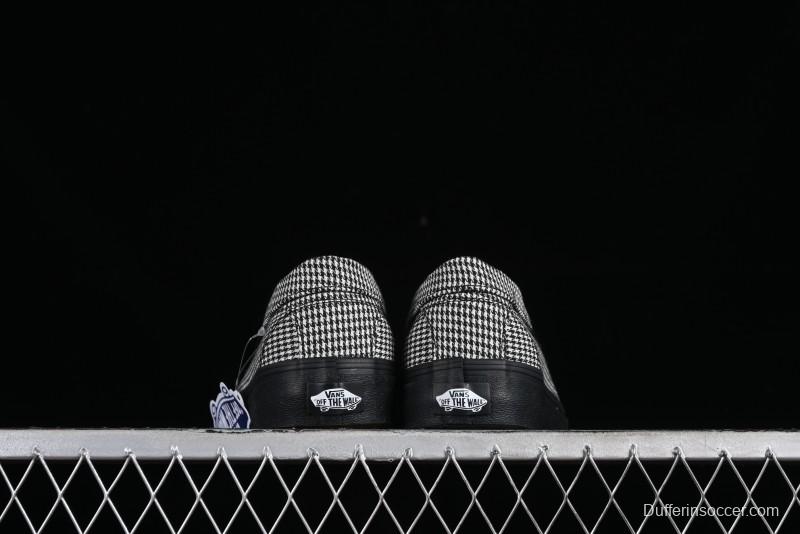 Vans Demons Style 53 Black White Retro Houndstooth Loafers - VN000CQPYER