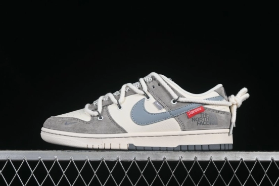Nike SB Dunk Low The North Face x Supreme Collaboration Anniversary High-End Custom Low-Top Casual Skate Shoes - YX5066-228
