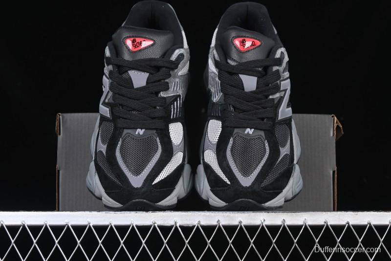 New Balance 9060 Retro Casual Running Shoes with ABZORB Cushioning Technology - U9060BLK