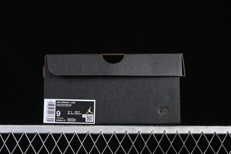 Nike Air Jordan 1 Low AJ1 Black White Panda Low Top Lifestyle Basketball Shoes - 553558-131