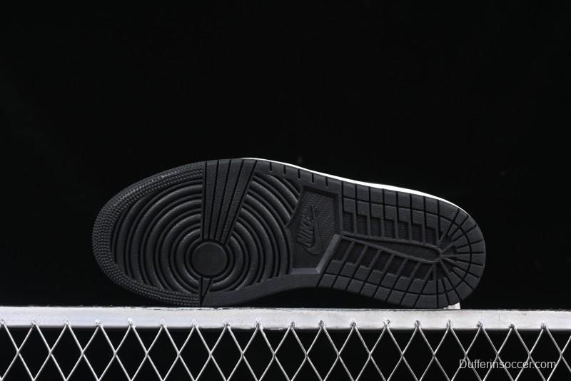 Nike Travis Scott x Fragment Design x Air Jordan 1 Low OG SP AJ1 Off-White Collaboration Casual Sneakers - DM7866-065