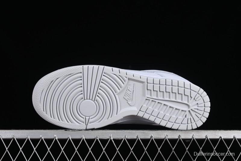 Nike SB Dunk Low All-White Low-Top Casual Skate Shoes - DV0831-101