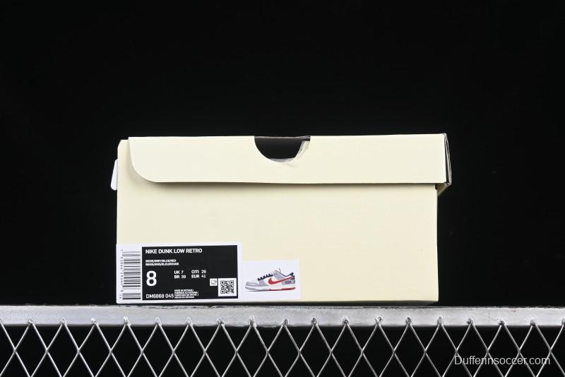 Nike SB Dunk Low Supreme Collaboration Anniversary Custom Low-Top Casual Sneakers - DM6868-045