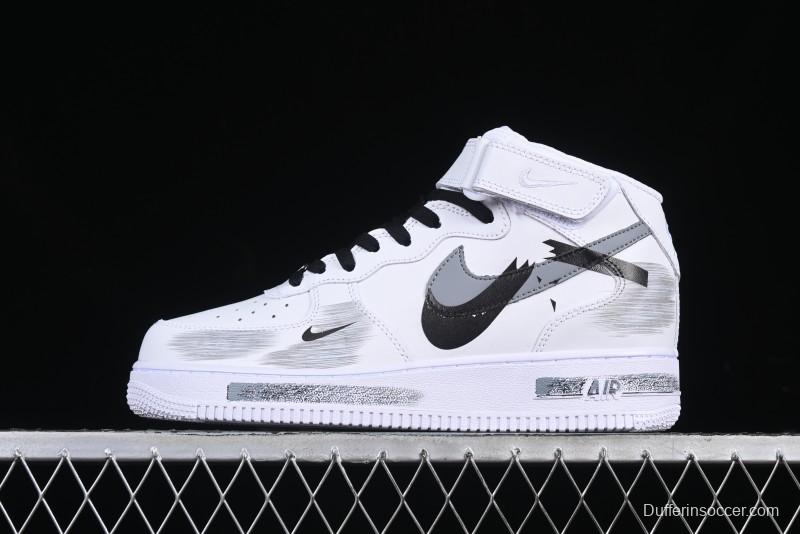 Nike Air Force 1 '07 Mid Custom Print Anime Theme Casual Sneakers - ZH0316-053