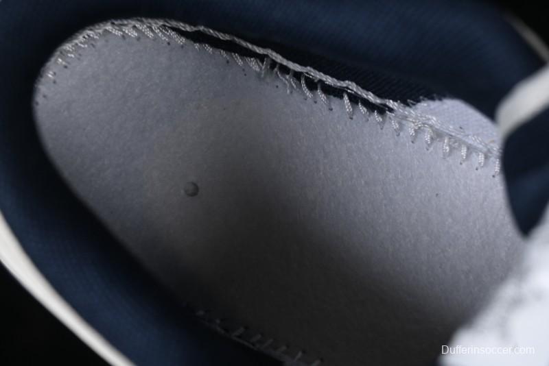 Nike Air Jordan 1 Low Stussy Collaboration Blue Suede Retro Basketball Shoes - SJ9950-035